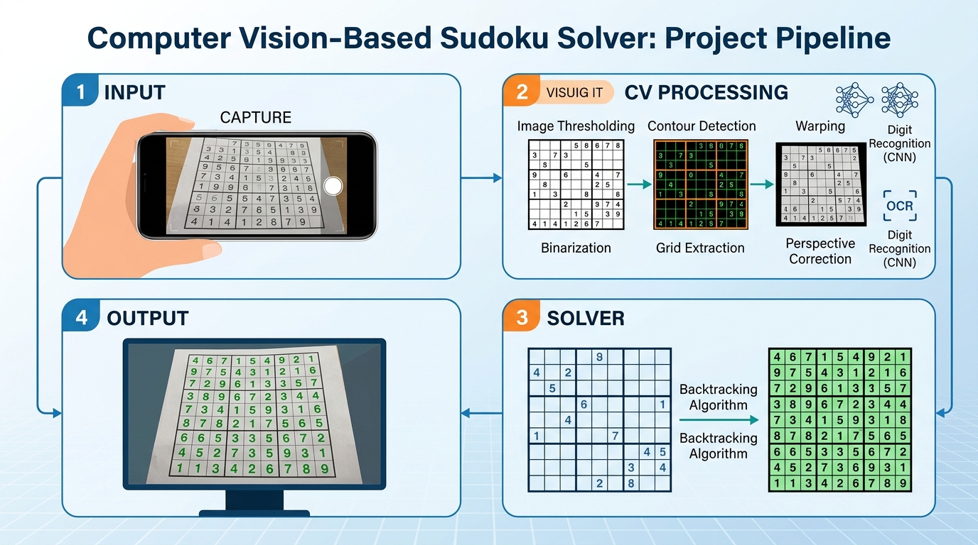 Computer Vision-Based Sudoku Solver